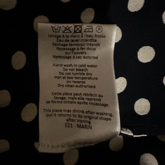 Rouje Marin Polka Dot Midi Dress Black White 12 Retro Feminine Parisian Chic - Picture 14 of 16